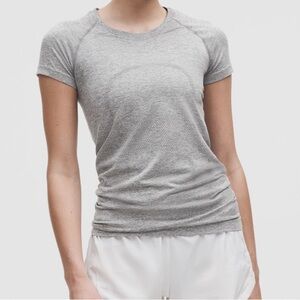 Lululemon Athletica Slate Gray Swiftly Tech- Short Sleeve
